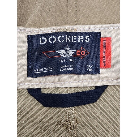 NWT Dockers Go Jean Cut Pants Men's 42x30 Beige Straight Performance Stretch - Picture 3 of 12